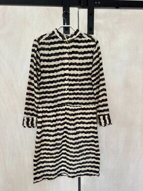 Tinsels (Paris) Printed Shirt Dress (Size 0)